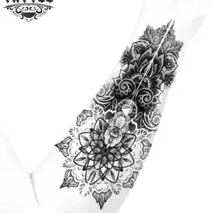 tatouage-bras-ephemere-mandala-elegant-tendance tatouage-bras-ephemere-mandala-elegant-tendance