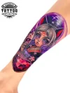 tatouage-bras-ephemere-manga-artistique tatouage-bras-ephemere-manga-artistique
