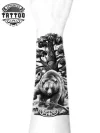 tatouage bras ephemere motif ours realiste tatouage bras ephemere motif ours realiste