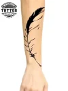 tatouage avant bras ephemere plume stylish et leger image produit tatouage avant bras ephemere plume stylish et leger image produit