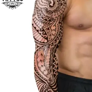 Tatouage ephemere bras polynesien homme style tatouage BRAS Tatouage ephemere bras polynesien homme style tatouage BRAS