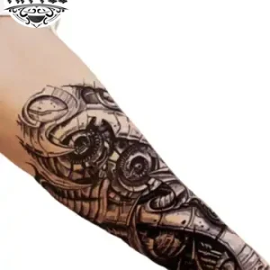 tatouage BRAS éphémère terminator cyborg réaliste tatouage BRAS éphémère terminator cyborg réaliste
