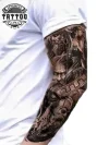 tatouage-bras-ephemere-viking-design-nordique-unique