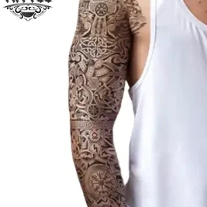 tatouage-bras-viking-homme-style-nordique-ephemere tatouage-bras-viking-homme-style-nordique-ephemere