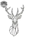 tatouage cerf éphémère 3D réaliste tendance tatouage cerf éphémère 3D réaliste tendance
