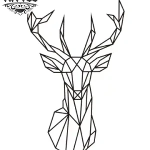 tatouage cerf éphémère 3D réaliste tendance tatouage cerf éphémère 3D réaliste tendance