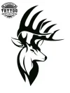 tatouage-ephemere-cerf-bois-art-naturel tatouage-ephemere-cerf-bois-art-naturel