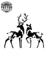 tatouage-ephemere-cerf-et-biche-design-naturel tatouage-ephemere-cerf-et-biche-design-naturel