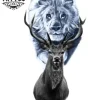 tatouage-ephemere-cerf-et-lion-design-unique tatouage-ephemere-cerf-et-lion-design-unique