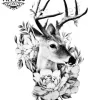 tatouage-ephemere-cerf-majesteux-temporaire-peau tatouage-ephemere-cerf-majesteux-temporaire-peau