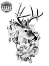 tatouage-ephemere-cerf-majesteux-temporaire-peau tatouage-ephemere-cerf-majesteux-temporaire-peau