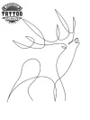 tatouage-temporaire-cerf-design-trait-minimaliste tatouage-temporaire-cerf-design-trait-minimaliste
