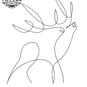 tatouage-temporaire-cerf-design-trait-minimaliste tatouage-temporaire-cerf-design-trait-minimaliste