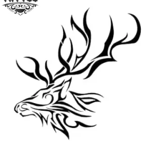tatouage-ephemere-cerf-tribal-design-temporaire tatouage-ephemere-cerf-tribal-design-temporaire