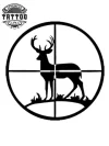 tatouage-éphémère-chasse-cerf-design-réaliste-image-alt