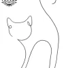 tatouage-ephemere-chat-1-trait-minimaliste tatouage-ephemere-chat-1-trait-minimaliste