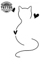 tatouage-ephemere-chat-coeur-amour-felin tatouage-ephemere-chat-coeur-amour-felin
