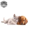 tatouage-ephemere-chat-chien-duo-animaux-tendance
