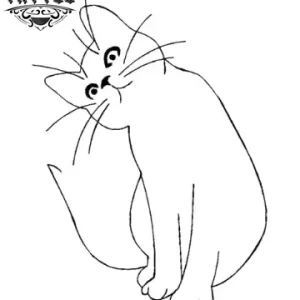tatouage-ephemere-chat-contour-design-unique tatouage-ephemere-chat-contour-design-unique