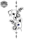 tatouage-ephemere-chat-chien-amoureux-design-animalier-temporary-tattoo