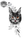 tatouage-ephemere-chat-fleur-design-poetique tatouage-ephemere-chat-fleur-design-poetique