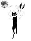tatouage-ephemere-chat-lune-design-temporaire-felin-mystique tatouage-ephemere-chat-lune-design-temporaire-felin-mystique