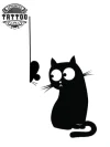 tatouage-ephemere-chat-souris-design-unique-amoureux-felins tatouage-ephemere-chat-souris-design-unique-amoureux-felins