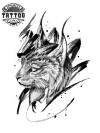 tatouage-ephemere-chat-graphique-artiste tatouage-ephemere-chat-graphique-artiste