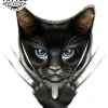 tatouage-ephemere-chat-guerrier-design-temporaire-felin-combattant
