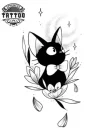 tatouage-ephemere-chat-kawaii-design-mignon-tendance tatouage-ephemere-chat-kawaii-design-mignon-tendance