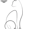 tatouage-ephemere-chat-ligne-minimaliste-art-corporel-temporary-cat-tattoo