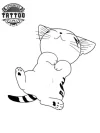 tatouage-chat-ephemere-manga-kawaii-durable-resistant tatouage-chat-ephemere-manga-kawaii-durable-resistant