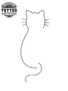 tatouage-ephemere-chat-minimaliste-design-unique tatouage-ephemere-chat-minimaliste-design-unique
