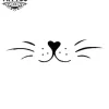tatouage-ephemere-chat-moustache-design-original tatouage-ephemere-chat-moustache-design-original