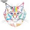 tatouage-ephemere-chat-persan-felin tatouage-ephemere-chat-persan-felin