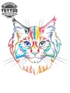 tatouage-ephemere-chat-persan-felin tatouage-ephemere-chat-persan-felin