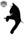 tatouage-ephemere-chat-profil-temporaire-elegant tatouage-ephemere-chat-profil-temporaire-elegant