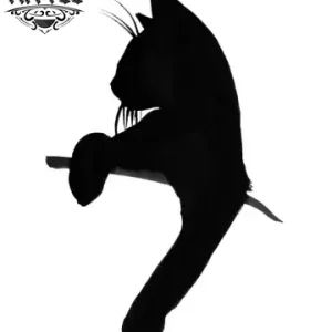 tatouage-ephemere-chat-profil-temporaire-elegant tatouage-ephemere-chat-profil-temporaire-elegant