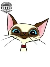 tatouage-ephemere-chat-siamois-temporaire-realiste-image tatouage-ephemere-chat-siamois-temporaire-realiste-image
