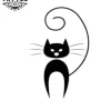 tatouage-ephemere-chat-minimaliste-peau tatouage-ephemere-chat-minimaliste-peau