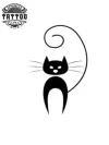 tatouage-ephemere-chat-minimaliste-peau tatouage-ephemere-chat-minimaliste-peau