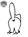 tatouage-ephemere-chat-design-trou-de-balle-temporaires tatouage-ephemere-chat-design-trou-de-balle-temporaires
