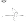 tatouage-ephemere-chat-minimaliste-ligne-unique tatouage-ephemere-chat-minimaliste-ligne-unique