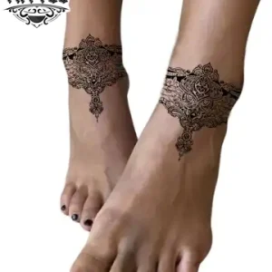 tatouage-ephemere-cheville-arabesque-elegant-stylise tatouage-ephemere-cheville-arabesque-elegant-stylise