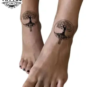 tatouage-ephemere-cheville-arbre-de-vie-accessoire-mode-ideal tatouage-ephemere-cheville-arbre-de-vie-accessoire-mode-ideal