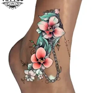 tatouage ephémère cheville couleur style temporary tattoo tatouage ephémère cheville couleur style temporary tattoo