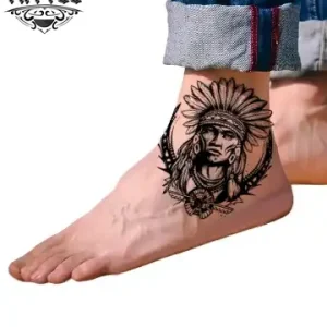 tatouage-ephemere-cheville-style-indien-etincelant tatouage-ephemere-cheville-style-indien-etincelant
