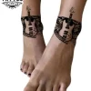 tatouage-ephemere-jazz-cheville-elegant-style-musical tatouage-ephemere-jazz-cheville-elegant-style-musical