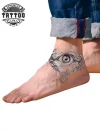 tatouage ephemere cheville oeil mystique tatouage ephemere cheville oeil mystique
