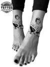 tatouage-ephemere-cheville-pin-up-retro-style-vintage tatouage-ephemere-cheville-pin-up-retro-style-vintage